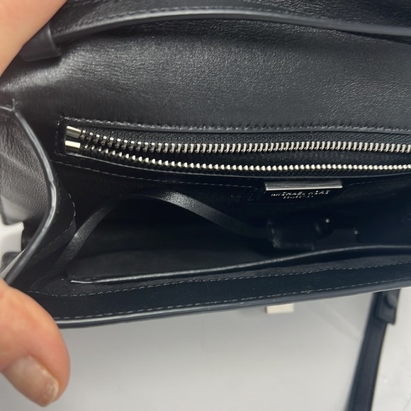 Michael Kors Collection Gia Medium Tricolor Crossbody Bag, Elephant - Picture 11 of 15